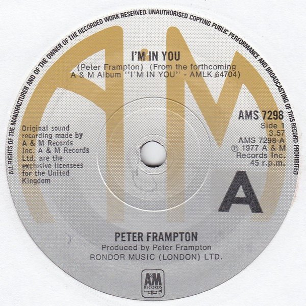 Peter Frampton : I'm in You